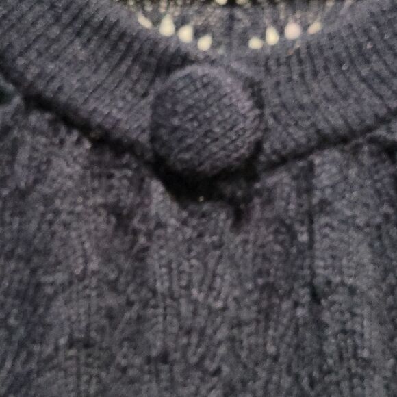 Blue wide sleeve cardigan/cape - Picture 2 of 3